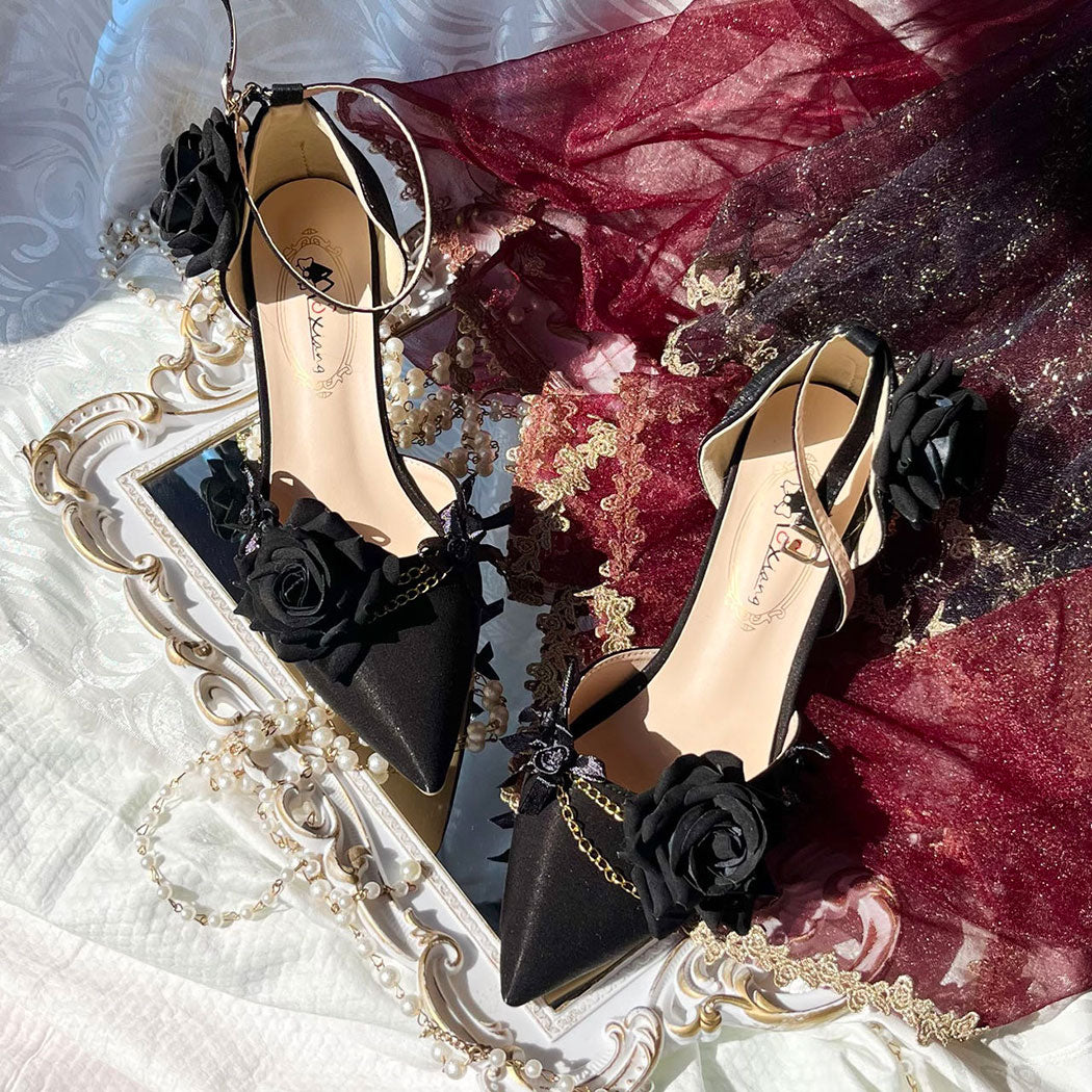 Rose Flower Shoes SE23545