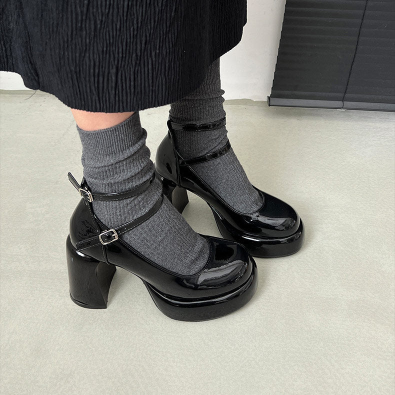 Vintage Platform High Heels S0007