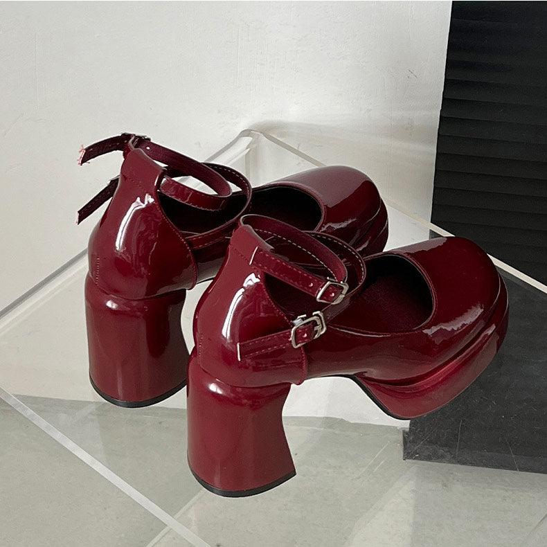 Vintage Platform High Heels S0007