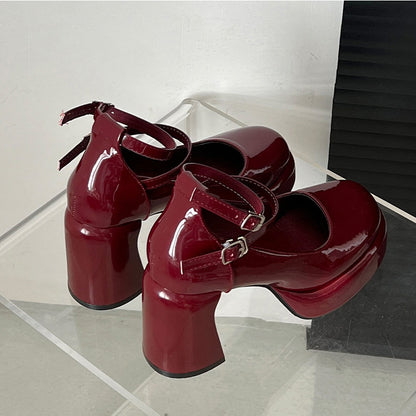 Vintage Platform High Heels S0007
