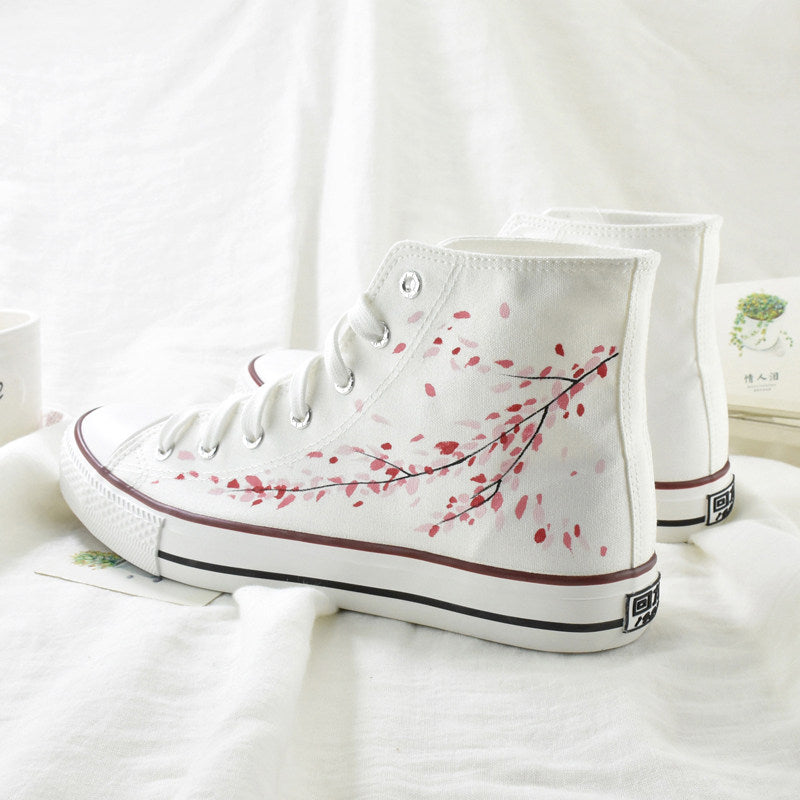 Cherry Blossom Canvas Shoes S0002