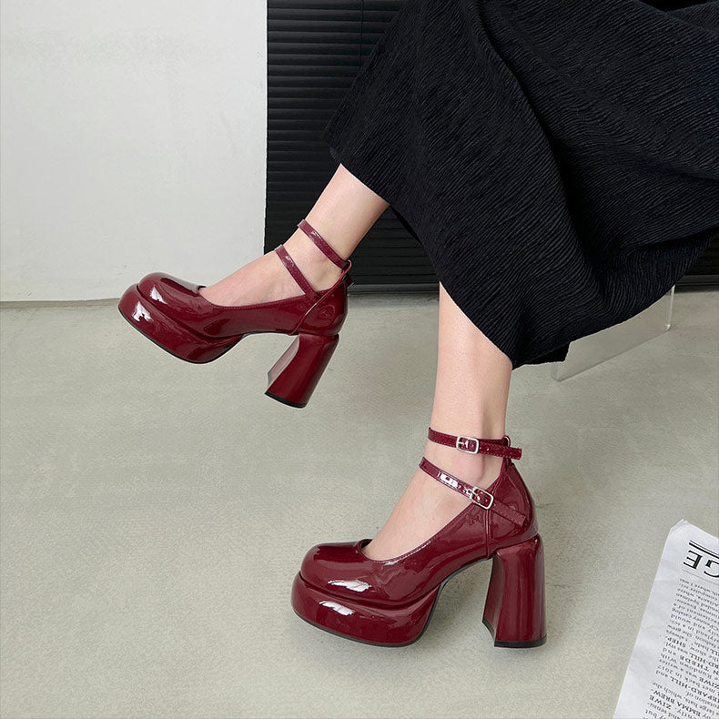 Vintage Platform High Heels S0007