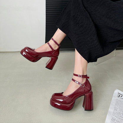 Vintage Platform High Heels S0007