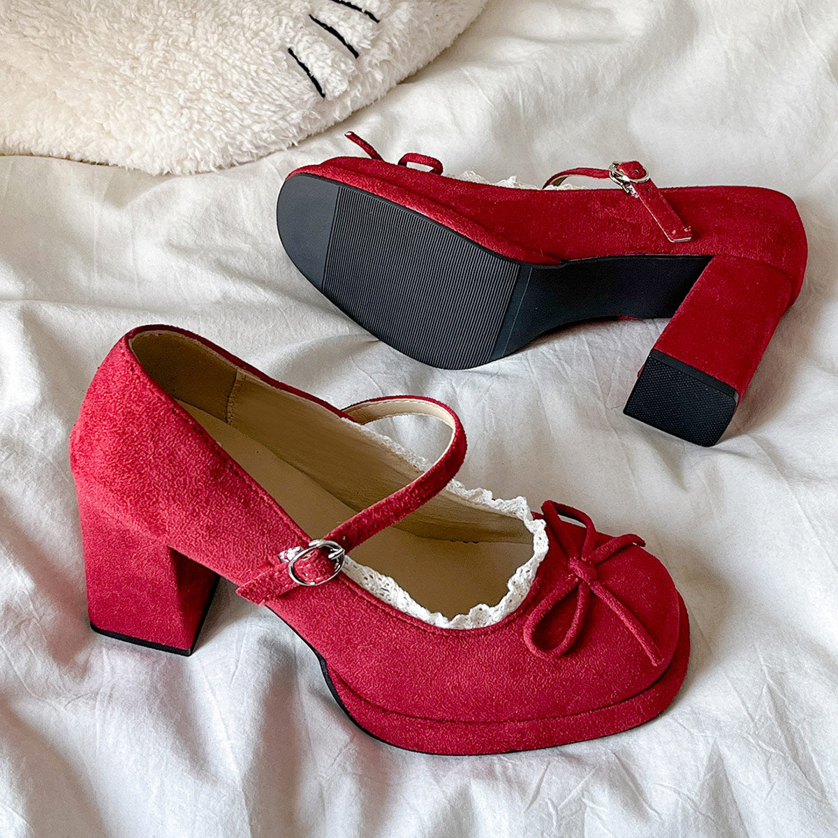 Lace Bow Shoes SE23938