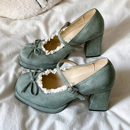 Lace Bow Shoes SE23938
