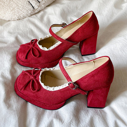 Lace Bow Shoes SE23938