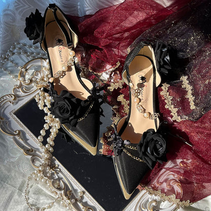 Rose Flower Shoes SE23545