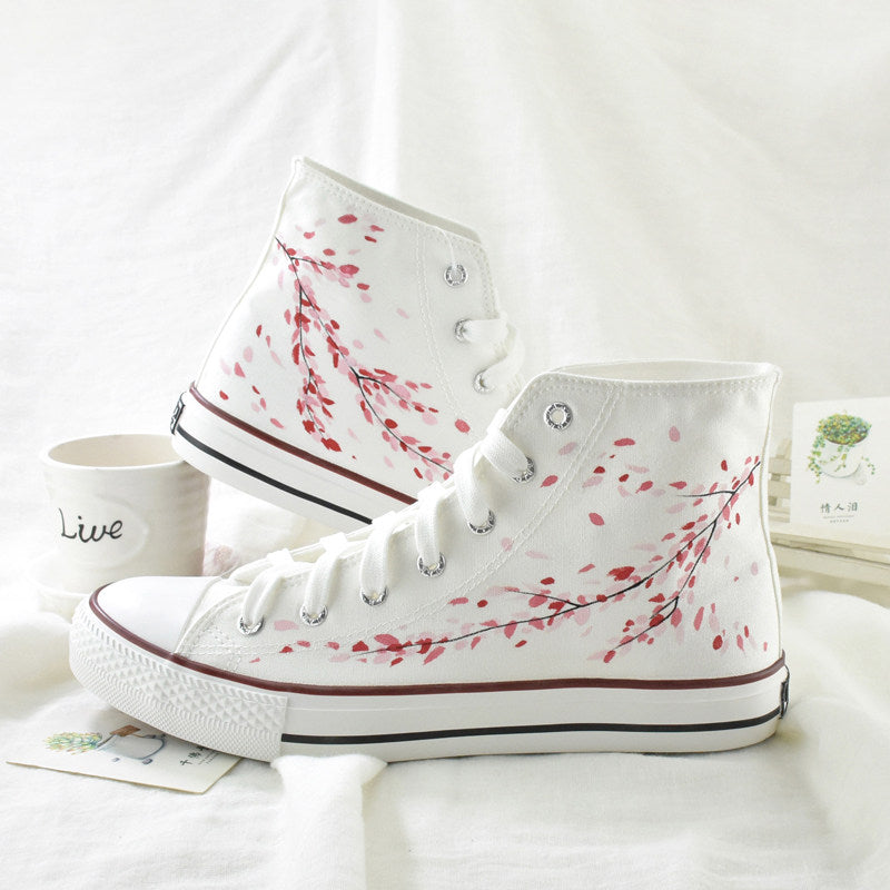 Cherry Blossom Canvas Shoes S0002