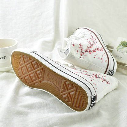 Cherry Blossom Canvas Shoes S0002